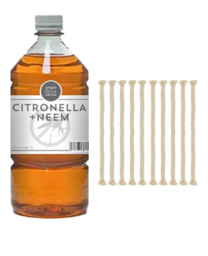 ACEITE CITRONELLA 5L + 10 MECHAS