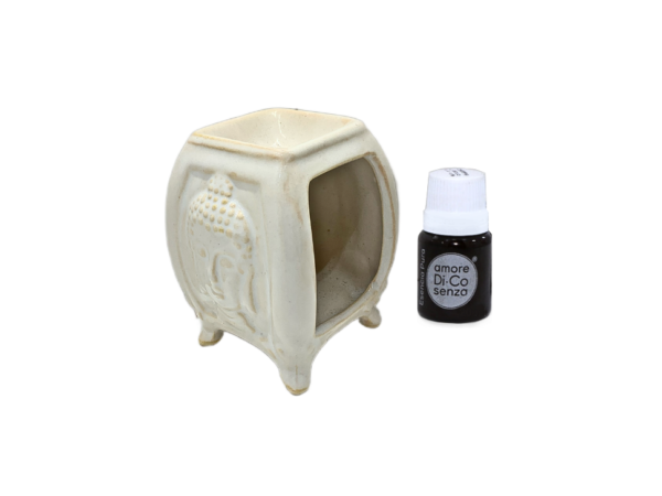 Hornito buda blanco + esencia pura de regalo